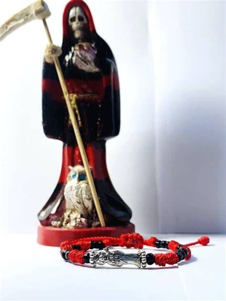 Santa Muerte Protection Amulet Etsy